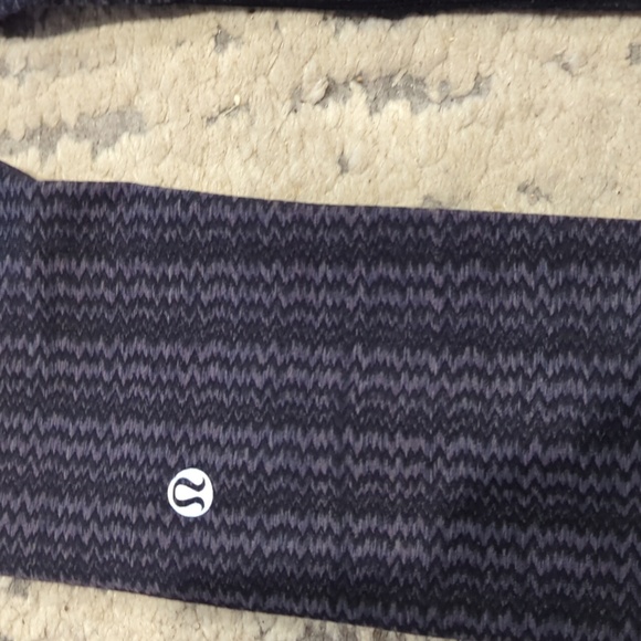 Lululemon Wunder Under Pant *High/Low Ziggy Wee September Black / Black - Picture 12 of 14